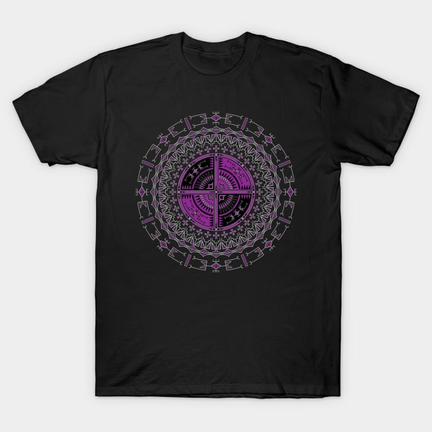 The Storm (Purple) T-Shirt by melvinwareagle